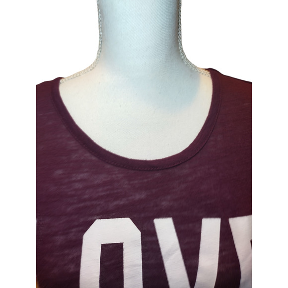 Reflex Womens Love Graphic T-Shirt Short Sleeve Crewneck Pullover Red Large - Picture 5 of 7